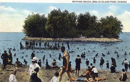 Bob-Lo Island - BATHING BEACH